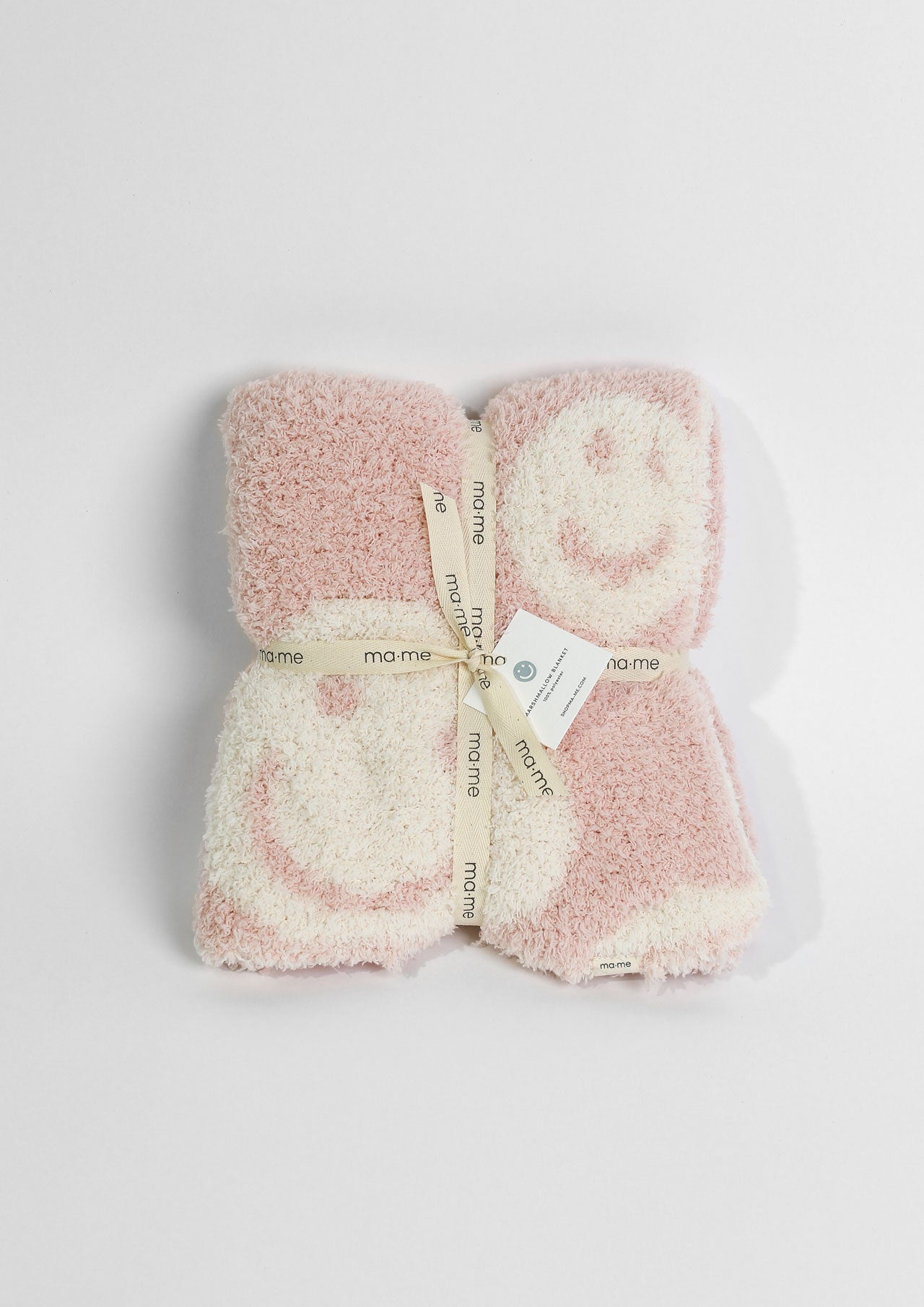 Marshmallow Blanket - smiley (Pink)