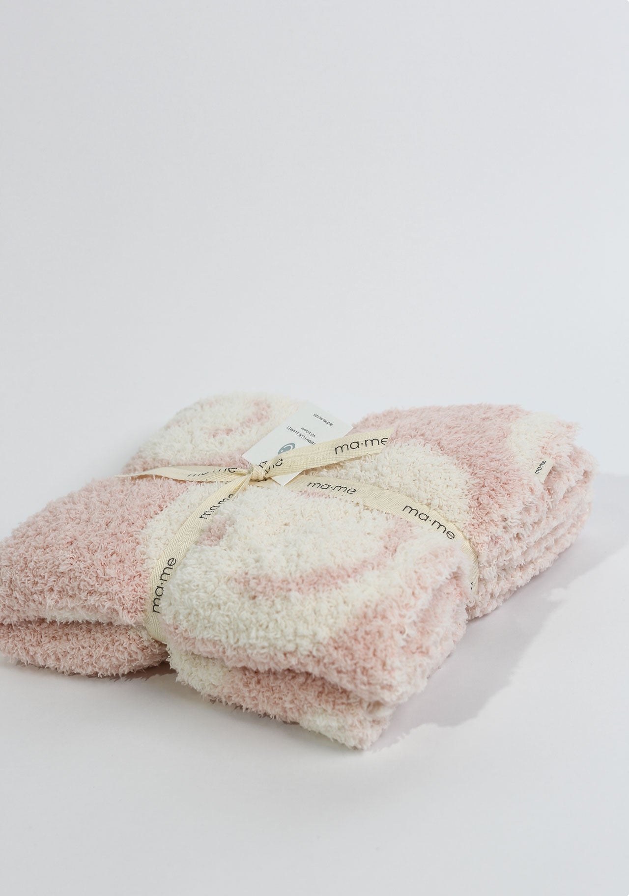 Marshmallow Blanket - smiley (Pink)