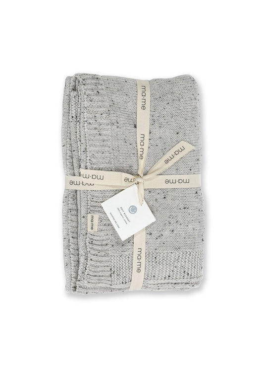 Organic Cotton Knit Blanket - Cookies & Cream