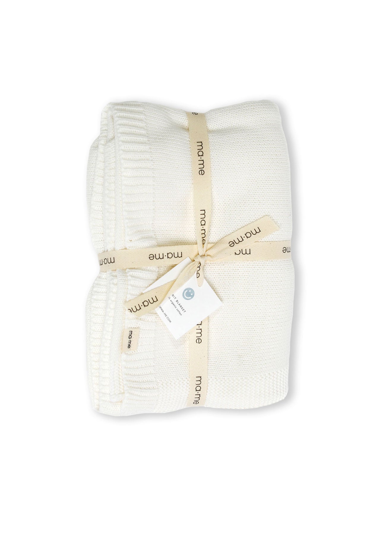 Organic Cotton Knit Blanket - Ivory