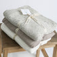 Organic Cotton Knit Blanket - Cookies & Cream